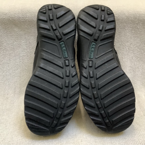 L.L. Bean Moc Mule Slide Shoe-Black Leather-8.5 Medium-Very Good Condition - Picture 12 of 13